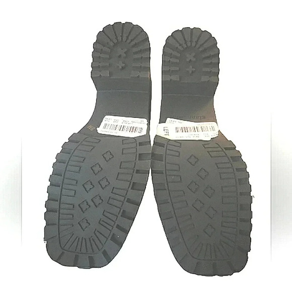 Academia 9 Preppy Black Patent Chunky Platform Lugsole Loafers - Picture 4 of 6